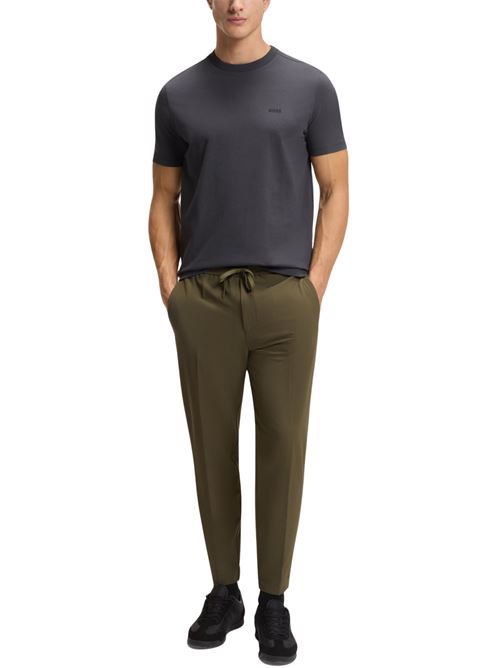 T-shirt in cotone stretch Boss Green | 50506373071